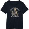 imageStar Wars The Mandalorian May The Fourth Be With You Stamp TShirtBlack