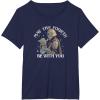 imageStar Wars The Mandalorian May The Fourth Be With You Stamp TShirtNavy Blue