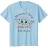 imageStar Wars The Mandalorian The Child Cuteness Is Strong TShirtBaby Blue