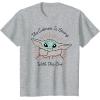 imageStar Wars The Mandalorian The Child Cuteness Is Strong TShirtHeather Grey