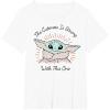 imageStar Wars The Mandalorian The Child Cuteness Is Strong TShirtWhite