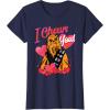 imageStar Wars Valentines Day Chewbacca Hearts I Chews You TShirtNavy Blue
