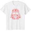 imageStar Wars Valentines Day Darth Vader Helmet Love Hearts TShirtWhite