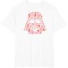 imageStar Wars Valentines Day Darth Vader Helmet Love Hearts TShirtWhite