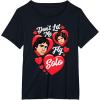 imageStar Wars Valentines Day Han ampamp Leia Dont Let Me Fly Solo TShirtBlack