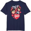 imageStar Wars Valentines Day Han ampamp Leia Dont Let Me Fly Solo TShirtNavy Blue