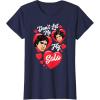 imageStar Wars Valentines Day Han ampamp Leia Dont Let Me Fly Solo TShirtNavy Blue