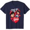 imageStar Wars Valentines Day Han ampamp Leia Dont Let Me Fly Solo TShirtNavy Blue