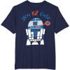 imageStar Wars Valentines Day R2D2 You R2 Cute TShirtNavy Blue
