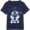 imageStar Wars Valentines Day R2D2 You R2 Cute TShirtNavy Blue