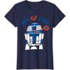 imageStar Wars Valentines Day R2D2 You R2 Cute TShirtNavy Blue