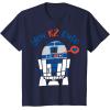 imageStar Wars Valentines Day R2D2 You R2 Cute TShirtNavy Blue