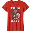 imageStar Wars Valentines Day Yoda Best Vintage TShirtRed