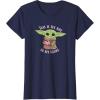 imageThe Mandalorian the Child This is the Way to My Heart TShirtNavy Blue