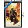 imageTrends International Star Wars The Book of Boba Fett  Boba In Canyon Wall Poster 22375quot x 34quot Premium Unframed VersionBlack Framed Version