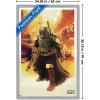 imageTrends International Star Wars The Book of Boba Fett  Boba In Canyon Wall Poster 22375quot x 34quot Premium Unframed VersionGray Framed Version