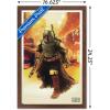 imageTrends International Star Wars The Book of Boba Fett  Boba In Canyon Wall Poster 22375quot x 34quot Premium Unframed VersionMahogany Framed Version