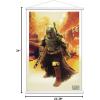 imageTrends International Star Wars The Book of Boba Fett  Boba In Canyon Wall Poster 22375quot x 34quot Premium Unframed VersionPremium Print and White Hanger Bundle