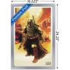 imageTrends International Star Wars The Book of Boba Fett  Boba In Canyon Wall Poster 22375quot x 34quot Premium Unframed VersionSilver Framed Version