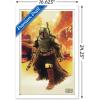 imageTrends International Star Wars The Book of Boba Fett  Boba In Canyon Wall Poster 22375quot x 34quot Premium Unframed VersionWhite Framed Version