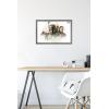imageTrends International Star Wars The Book of Boba Fett  Boba and Fennec Shand Illustrated Wall Poster 34L x 224W Premium Unframed VersionBarnwood Framed Version