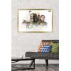 imageTrends International Star Wars The Book of Boba Fett  Boba and Fennec Shand Illustrated Wall Poster 34L x 224W Premium Unframed VersionGold Framed Version