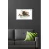 imageTrends International Star Wars The Book of Boba Fett  Boba and Fennec Shand Illustrated Wall Poster 34L x 224W Premium Unframed VersionGray Framed Version