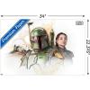 imageTrends International Star Wars The Book of Boba Fett  Boba and Fennec Shand Illustrated Wall Poster 34L x 224W Premium Unframed VersionPremium Unframed Version