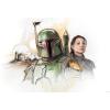 imageTrends International Star Wars The Book of Boba Fett  Boba and Fennec Shand Illustrated Wall Poster 34L x 224W Premium Unframed VersionPremium Unframed Version