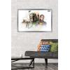 imageTrends International Star Wars The Book of Boba Fett  Boba and Fennec Shand Illustrated Wall Poster 34L x 224W Premium Unframed VersionSilver Framed Version