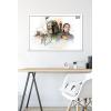 imageTrends International Star Wars The Book of Boba Fett  Boba and Fennec Shand Illustrated Wall Poster 34L x 224W Premium Unframed VersionWhite Framed Version