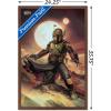 imageTrends International Star Wars The Book of Boba Fett  Boba on Tatooine Wall Poster 22375quot x 34quot Premium Unframed VersionMahogany Framed Version