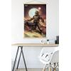 imageTrends International Star Wars The Book of Boba Fett  Boba on Tatooine Wall Poster 22375quot x 34quot Premium Unframed VersionPremium Print and Beechwood Hanger Bundle