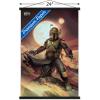 imageTrends International Star Wars The Book of Boba Fett  Boba on Tatooine Wall Poster 22375quot x 34quot Premium Unframed VersionPremium Print and Black Hanger Bundle