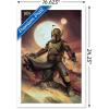 imageTrends International Star Wars The Book of Boba Fett  Boba on Tatooine Wall Poster 22375quot x 34quot Premium Unframed VersionWhite Framed Version