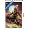 imageTrends International Star Wars The Book of Boba Fett  Boba on Tatooine Wall Poster 22375quot x 34quot Premium Unframed VersionWhite Framed Version