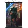 imageTrends International Star Wars The Book of Boba Fett  Fennec Shand Wall Poster 22375quot x 34quot Premium Unframed VersionPremium Print and Black Hanger Bundle