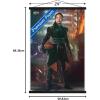 imageTrends International Star Wars The Book of Boba Fett  Fennec Shand Wall Poster 22375quot x 34quot Premium Unframed VersionPremium Print and Black Hanger Bundle