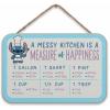 imageDisney Star Wars Darth Vader Hanging Wood Measuring Sign  Measure and Rule the Kitchen Conversion Chart for HomeAqua