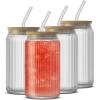 imageJoyJolt Star Wars Now Playing Collection Tumblers 169oz Classic Can Shape Tumbler Drinking Glass Cups Set Glass Tumbler Set of 4 wGlass Straws Star Wars Gifts Star Wars Glassware Large ClearClear Glasses