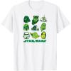 imageStar Wars  Green Grid TShirtWhite
