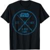 imageStar Wars A New Hope Est 1977 Vintage Craft Graphic TShirt TShirtBlack
