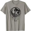 imageStar Wars Classic Rebel Alliance ampamp Galactic Empire Split TShirtSlate Grey