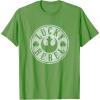 imageStar Wars Classic St Patricks Day Lucky Rebel Distressed TShirtGrass Green