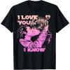 imageStar Wars Han Leia THE KISS quotI Love You  I Knowquot TShirt TShirtBlack