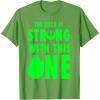 imageStar Wars Luck Is Strong Bold Saint Patrick Graphic TShirt TShirtGrass Green
