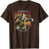 imageStar Wars The Book Of Boba Fett Black Krrsantan Combat Pose TShirtBrown