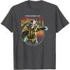 imageStar Wars The Book Of Boba Fett Black Krrsantan Combat Pose TShirtDark Heather Grey