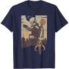 imageStar Wars The Book of Boba Fett Tatooine Battle TShirtNavy Blue