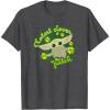 imageStar Wars The Mandalorian Grogu St Patricks Day Clovers TShirtDark Heather Grey